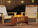 Fire Bowl Brown 50 x 30 x 40 cm Steel 858971