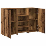 Reception Desk Old Wood 155x50x103.5 cm Engineered Wood 3324203