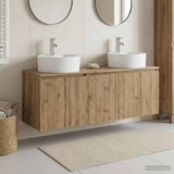 Bathroom Cabinet Set 3 pcs Artisan Oak 49.5 x 44.5 x 65 cm 3405676