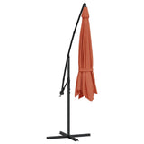 Cantilever Garden Parasol with Aluminium Pole 350 cm Terracotta 44508