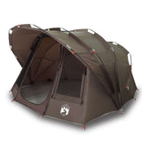 Fishing Tent 5-Person Brown Waterproof 4009393