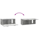 Wall-Mounted TV Cabinet Concrete Grey 78.5 x 31 x 30 cm 898718