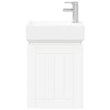 Bathroom Vanity Unit with Tap White 45.5 x 25.5 x 84 cm 889491
