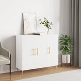 Sideboard White 90x34x80 cm Engineered Wood 828092
