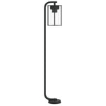 ZNTS Outdoor Floor Lamps 3pcs Black 100 cm Stainless Steel 4006348