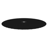 ZNTS Jumping Mat Fabric Black for 10 Feet/3.05 m Round Trampoline 92403