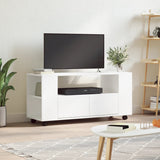 TV Cabinet White 102x34.5x43 cm Engineered Wood 833742