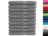 Premium Sauna Towels "SOLUND" 10 pcs Grey 80x200 cm 600 gsm 137316