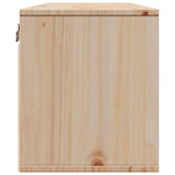 Wall Cabinets 2 pcs 45x30x35 cm Solid Pinewood 813436