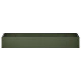 Retaining Wall 8 pcs 300 x 100 x 40 cm Steel Olive Green 3449250