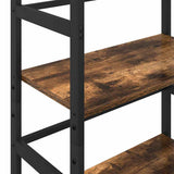 Bookshelf Smoked Oak 60 x 29.5 x 149 cm Engineered Wood 883930