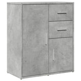 Sideboards 2 pcs Concrete Grey 60x31x70 cm Engineered Wood 3276563