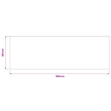 Kitchen Rug Beige Concrete 180 x 60 cm 100% Polyamide Washable 42045702