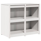 Kitchen Cabinet with Shelf MEPPEL Warm White 106 x 55 x 92 cm 868178