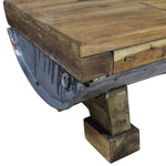 ZNTS Coffee Table Mixed Recycled Wood 90x50x35 cm 244500