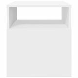End Table 2 pcs White 40.5 x 40 x 45 cm Engineered Wood 890913