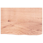 Wall Shelf Light Brown 60x40x2 cm Treated Solid Wood Oak 363647