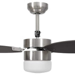 Ceiling Fan with Light and Remote Control 76 cm Dark Brown 51493