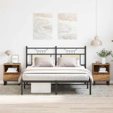 Bedside Cabinets 2 pcs Old Wood 40x35x50 cm Engineered Wood 857377