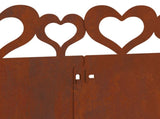 Lawn Edgings 20 pcs Rusty 103 x 0.05 x 22 cm Weathering Steel 874847