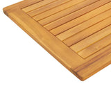 Table Top Oil Natural 110 x 55 x 2 cm Solid Acacia Wood 4108096