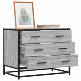 Drawer Cabinet Grey Sonoma 70x41x56 cm Engineered Wood 849077