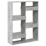 Bookcase Concrete Grey 100x33x135 cm Engineered Wood 3309387