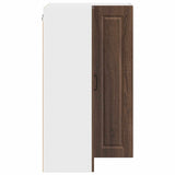 Wall Corner Cabinet PORTO Brown Oak 57 x 57 x 100 cm 885522