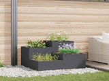 Garden Planter Anthracite 100 x 100 x 60 cm Steel 865864