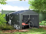 2.2 x 1.6 m Outdoor Storage Tent, with Accessories - Dark Grey T3398P325197