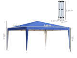 3 x 3M Garden Pop Up Gazebo Height Adjustable Marquee Party Tent Wedding Canopy with Carrying Bag, T3398P323915