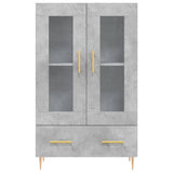 Highboard Concrete Grey 69.5x31x115 cm Engineered Wood 828288