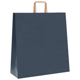 Paper Bags 250 pcs with Handles Blue 45x17x48 cm 4101933
