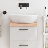Bathroom Countertop 40x40x cm Untreated Solid Wood 3155998