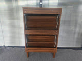 60cm Shoe Storage Cabinet with 2 Flip Drawers,Free standing Shoe Cabinet with Metal Handles for W6296P540650