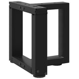 Coffee Table Legs T-Shaped 2 pcs Black 30x25x cm Steel 4013000
