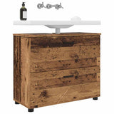 Bathroom Cabinet with Drawer Old Wood 76.5 x 35 x 64 cm 883302