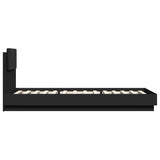 Bed Frame without Mattress Black 90x200 cm 3209941