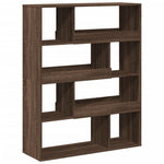 Bookcase Brown Oak 100x33x125.5 cm Engineered Wood 3309336