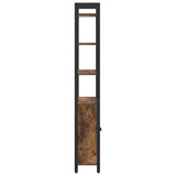 Book Cabinet Smoked Oak 60 x 24 x 161 cm Engineered Wood 883858