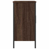 Bathroom Sink Cabinet Brown Oak 60x30x60 cm Engineered Wood 842450