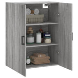Wall Mounted Cabinet Grey Sonoma 69.5x34x90 cm 828426