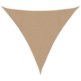 Sunshade Sail 160 g/m Taupe 6x6x6 m HDPE 311432