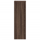Plant Stand 2pcs Brown Oak 25x25x80 cm Engineered Wood 852948