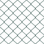 Chain Link Fence Green 10 x 1 m Steel 42004773