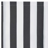 Awning Replacement Fabric Anthracite and White 4 x 2 m 42000473