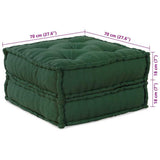 Modular Sofa 2 pcs Green 140 x 70 x 36 cm Fabric 3315080