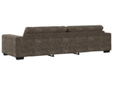 Sofa 3 pcs Dark Grey Artificial Leather 3324638