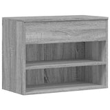 Shoe Bench Grey Sonoma 60x30x45 cm Engineered Wood 816051