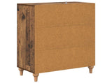 Drawer Cabinet Old Wood 66 x 34.5 x 90 cm Engineered Wood 894153